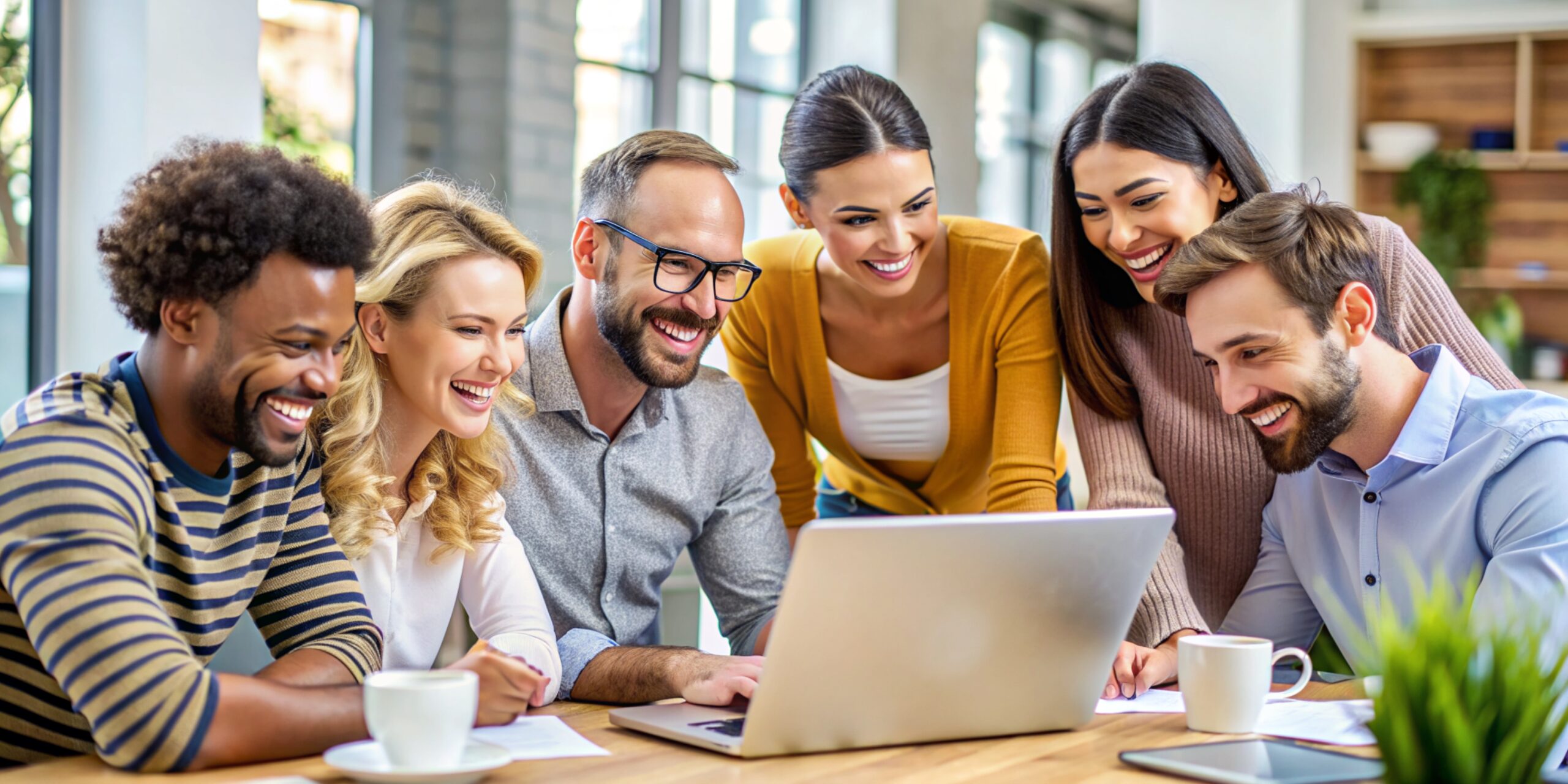 Sooclix Google Ads management team — PPC specialists celebrating successful campaign results for clients