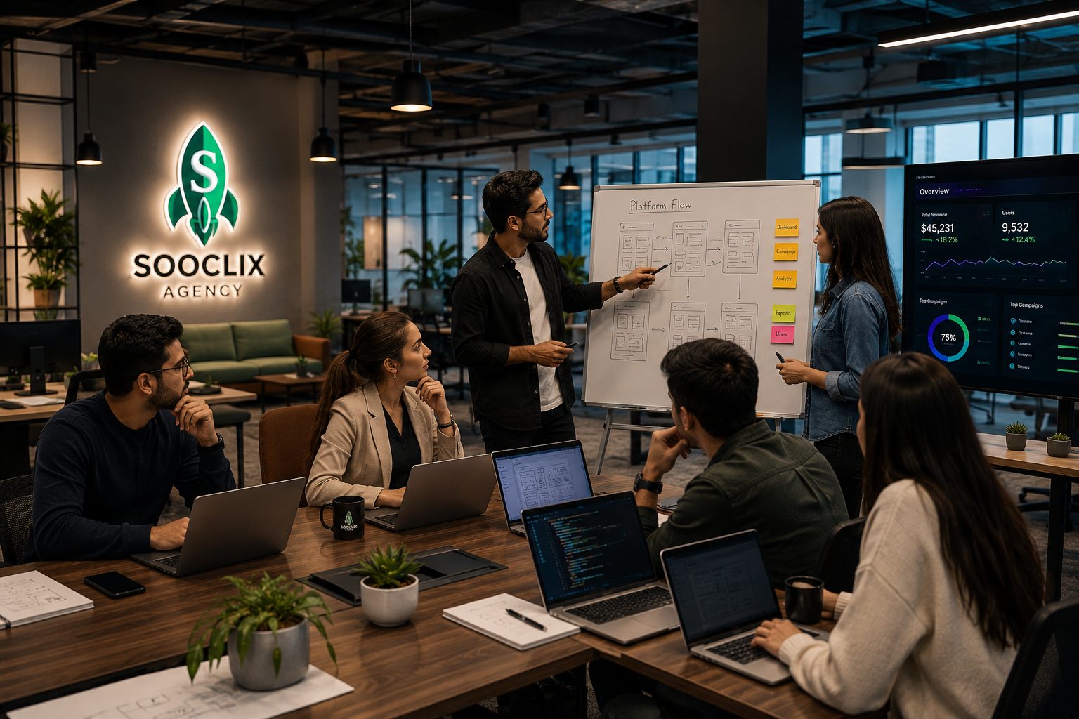 Sooclix digital marketing team serving Gurugram Gurgaon businesses with performance marketing