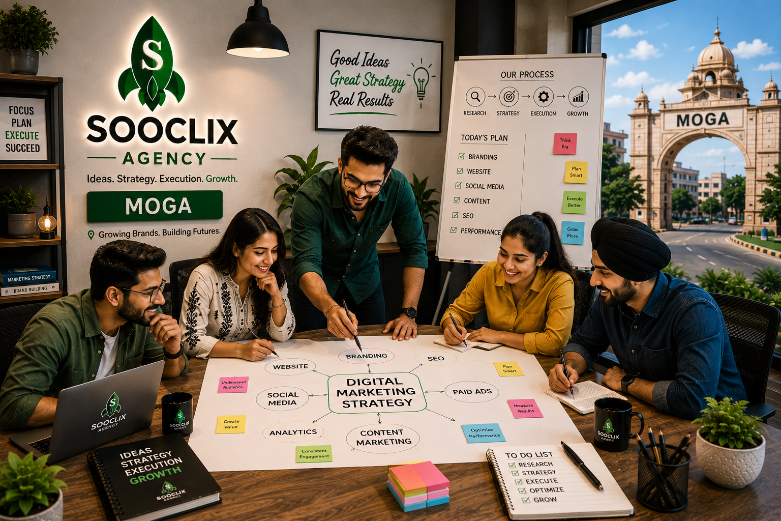 Sooclix digital marketing agency serving Moga Punjab — textile hub meets digital marketing