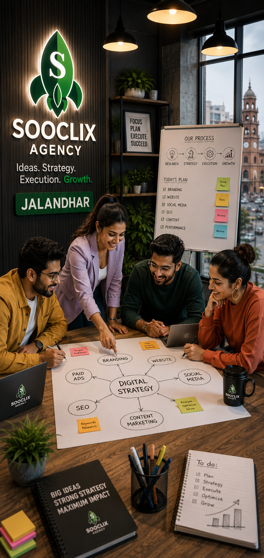 Sooclix digital marketing team serving Jalandhar Punjab businesses — sports city and NRI market expertise