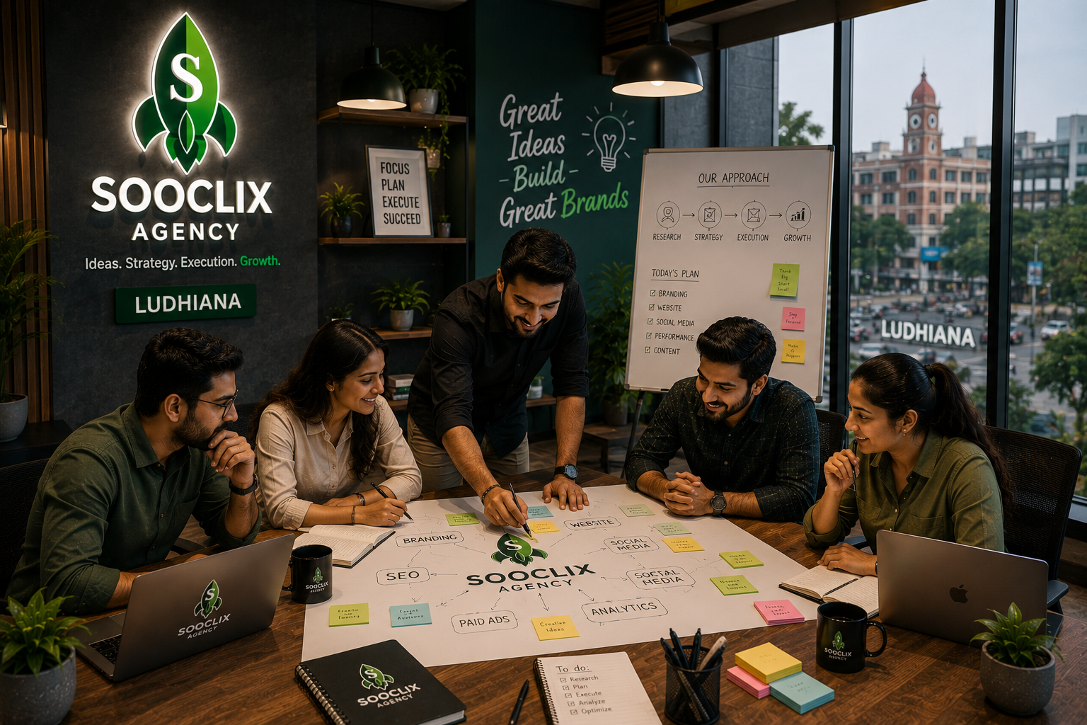 Sooclix digital marketing agency serving Ludhiana Punjab businesses — Manchester of India