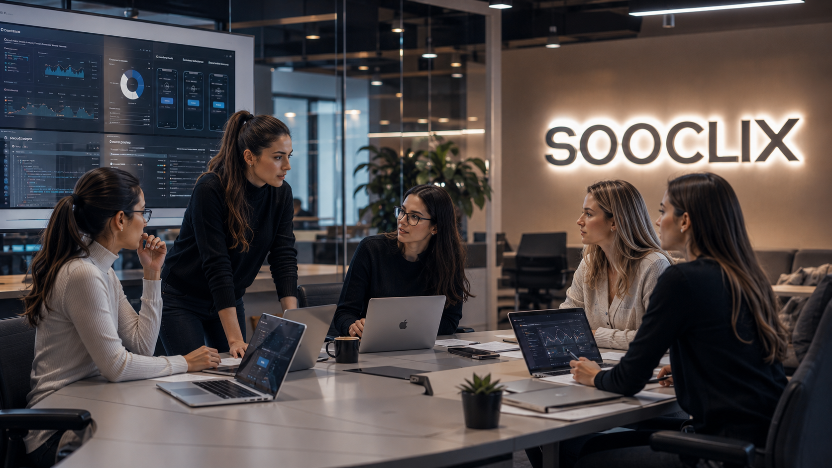 Sooclix SaaS development team building scalable SaaS applications for startups and businesses across India