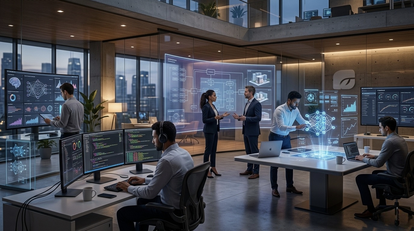 Sooclix AI development team building custom AI solutions for businesses across India