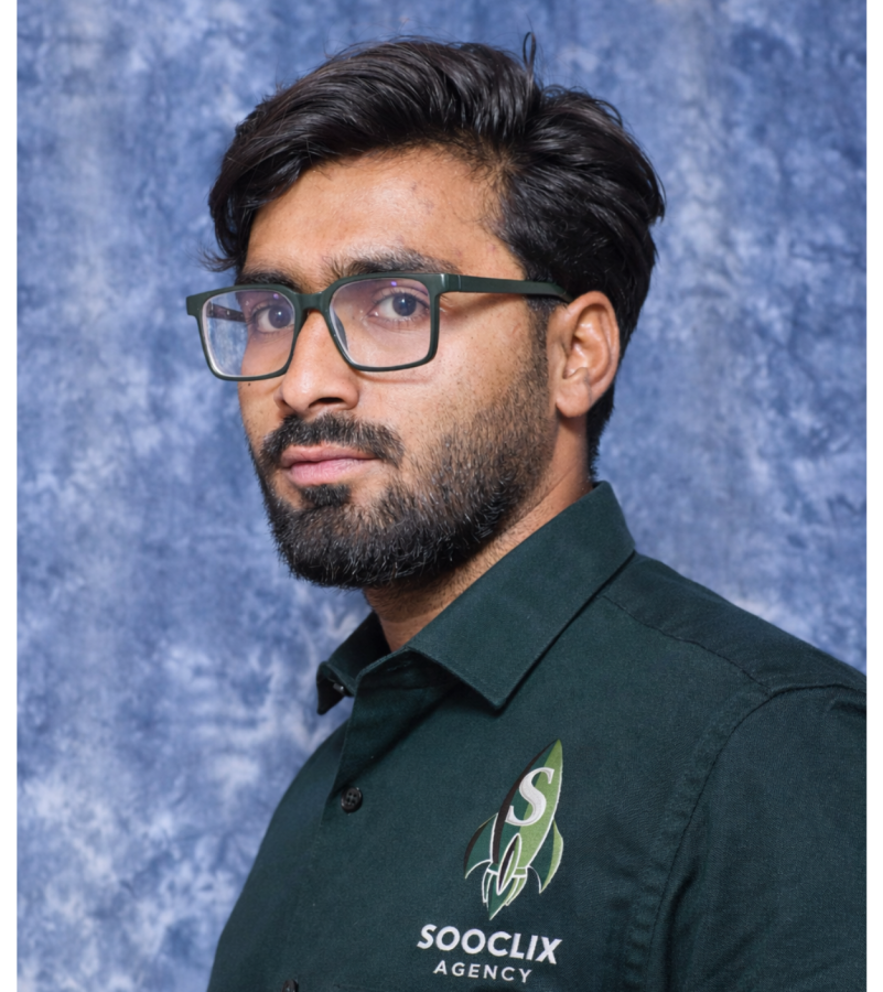 Pratham Chawla — Founder of Sooclix, leading digital marketing strategies for business growth.